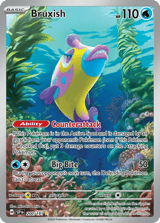 Bruxish Illustration Rare Surging Sparks
