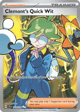 Clemont's Quick Wit Ultra Rare Surging Sparks