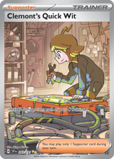 Clemont's Quick Wit Special Illustration Rare Surging Sparks