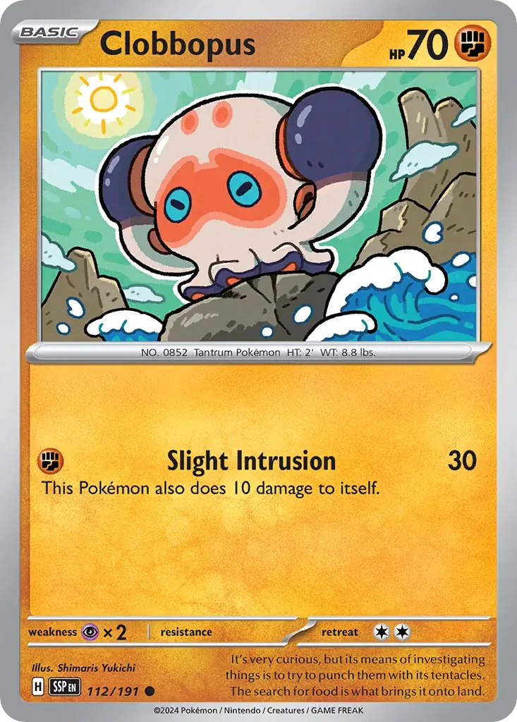 Clobbopus Surging Sparks Pokemon card