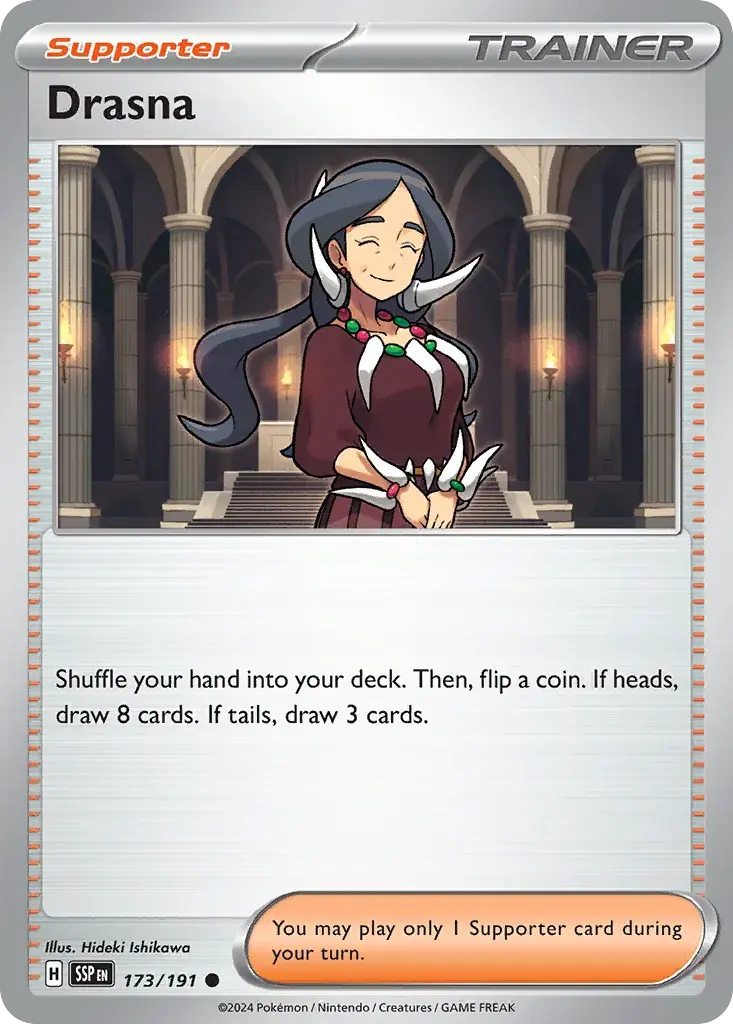 Drasna Surging Sparks Pokemon card