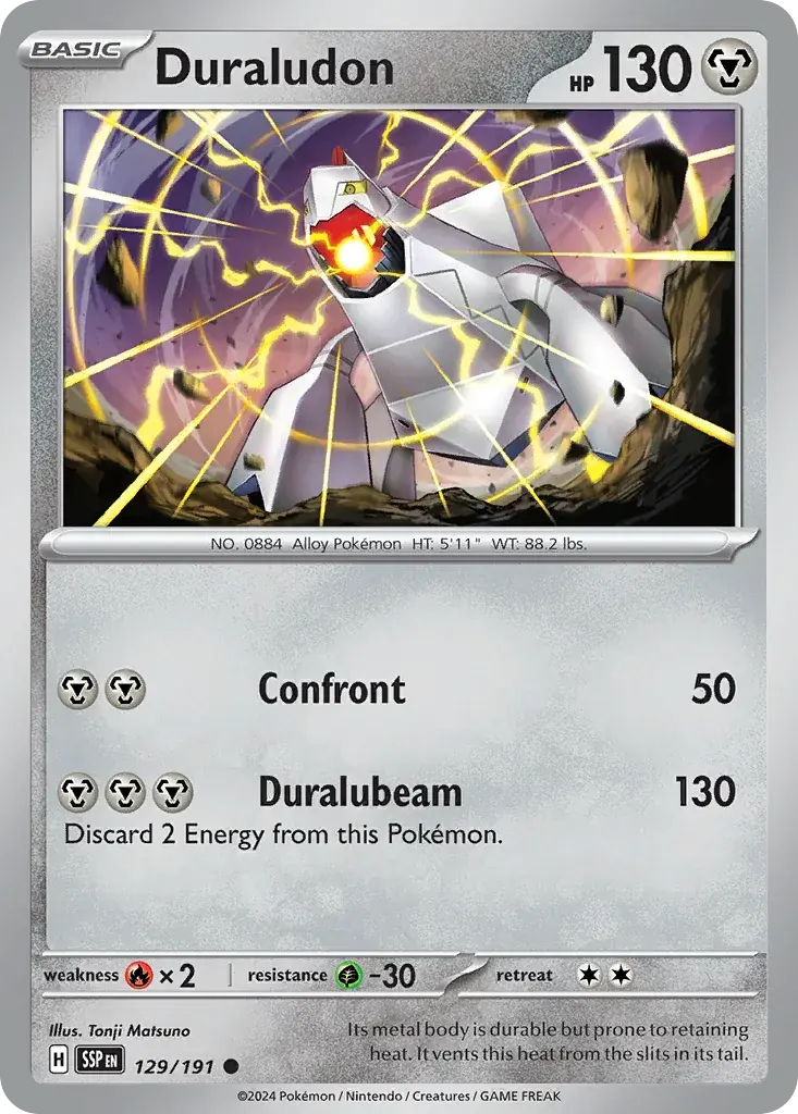 Duraludon Surging Sparks Pokemon card