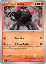 Paldean Tauros Uncommon Surging Sparks