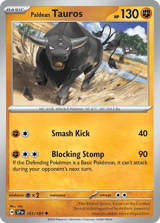 Paldean Tauros Uncommon Surging Sparks