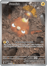 Stunfisk Illustration Rare Surging Sparks