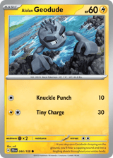 Alolan Geodude Common Journey Together