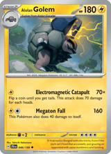 Alolan Golem Uncommon Journey Together