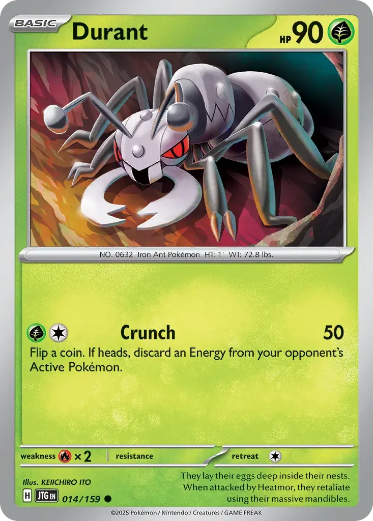 Durant Journey Together Pokemon card