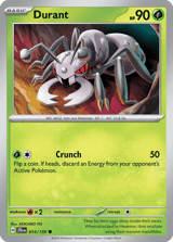 Durant Journey Together Pokemon card