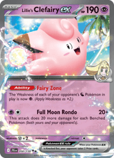 Lillie's Clefairy ex Double Rare Journey Together