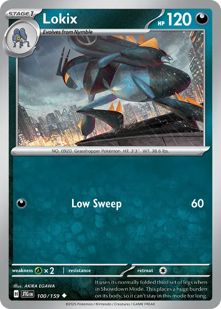 Lokix Journey Together Pokemon card