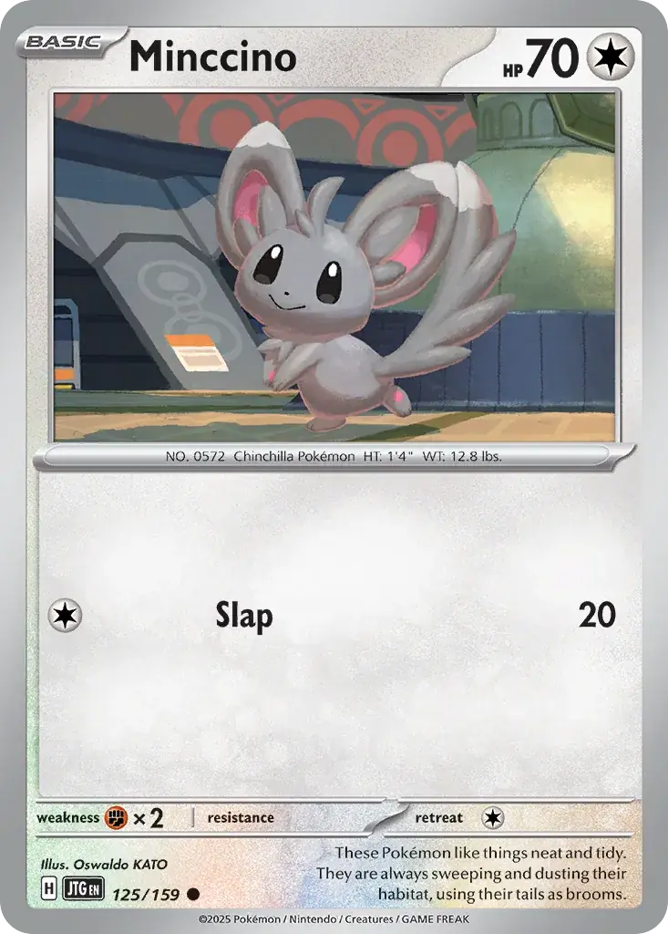 Minccino Journey Together Pokemon card
