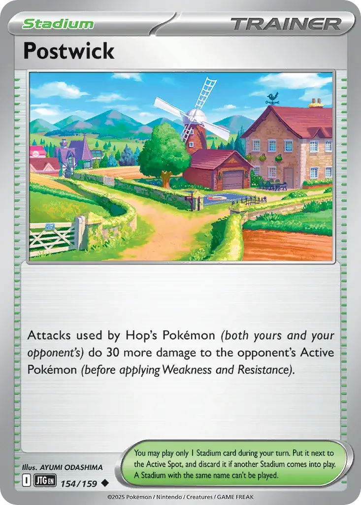 Postwick Journey Together Pokemon card