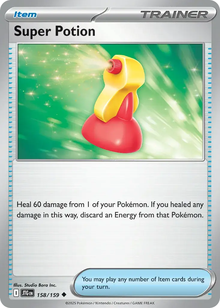 Super Potion Journey Together Pokemon card