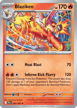 Blaziken Illustration Rare Destined Rivals