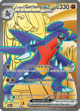 Cynthia's Garchomp ex Ultra Rare Destined Rivals