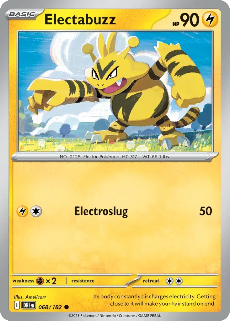 Electabuzz Destined Rivals Pokemon card