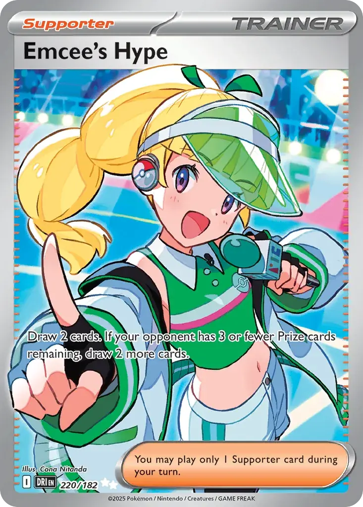 Emcee's Hype Destined Rivals Pokemon card