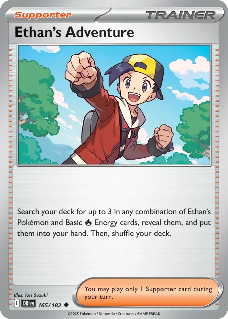 Ethan's Adventure Destined Rivals Pokemon card