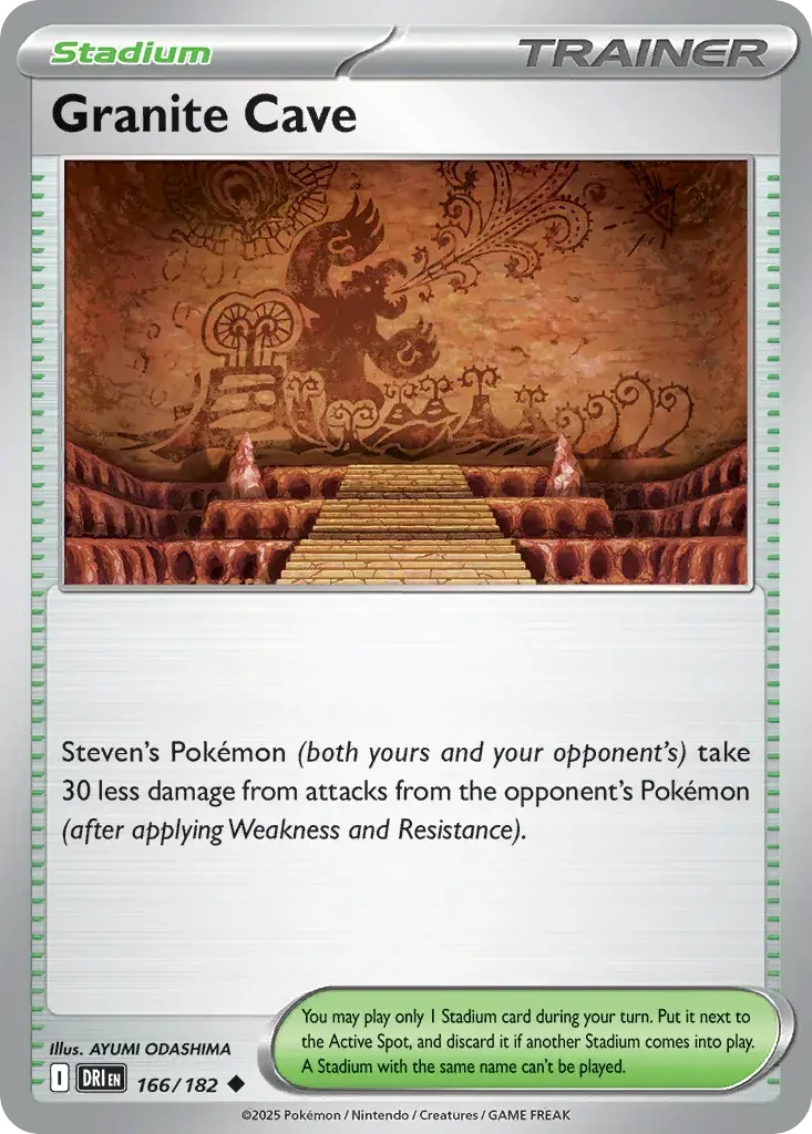 Granite Cave Destined Rivals Pokemon card