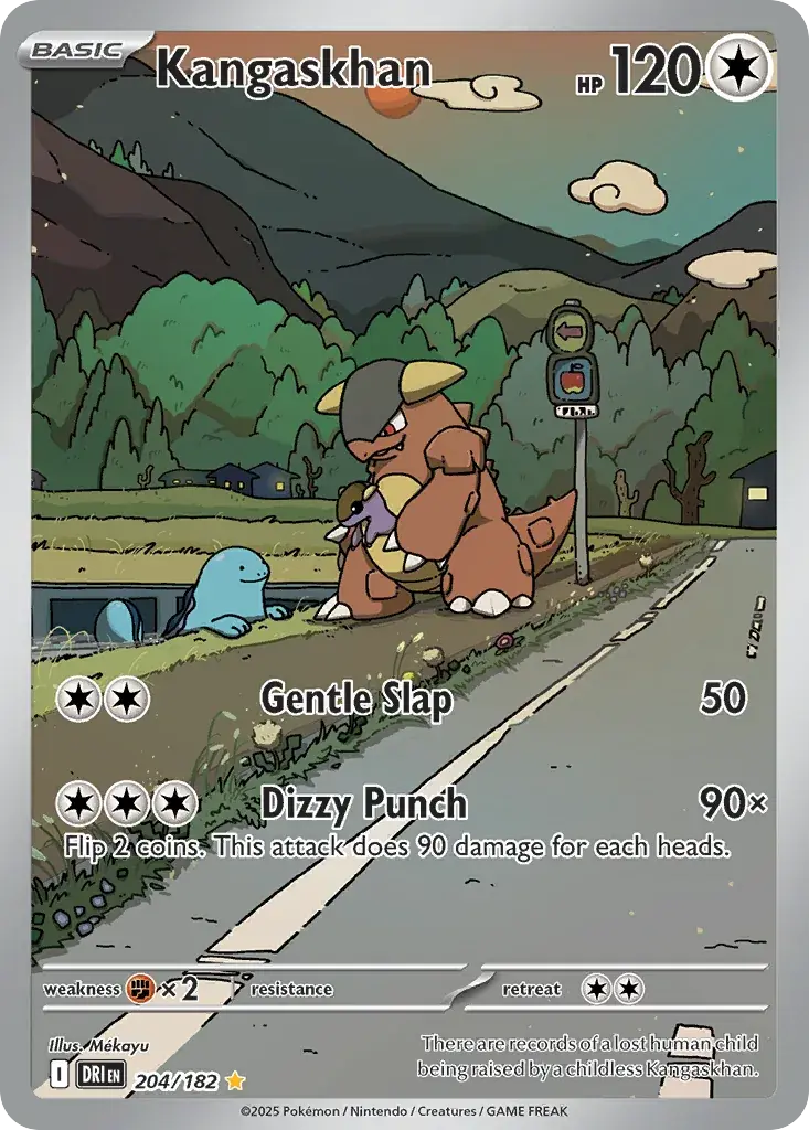 Kangaskhan Destined Rivals Pokemon card