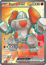 Regirock ex Ultra Rare Destined Rivals
