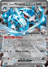 Steven's Metagross ex Double Rare Destined Rivals