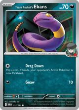 Team Rocket's Ekans Common Destined Rivals