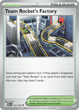 Team Rocket's Factory Uncommon Destined Rivals