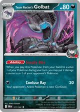 Team Rocket's Golbat Uncommon Destined Rivals