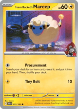 Team Rocket's Mareep Common Destined Rivals
