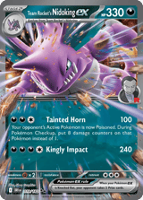 Team Rocket's Nidoking ex Double Rare Destined Rivals