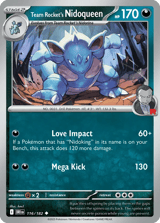 Team Rocket's Nidoqueen Uncommon Destined Rivals