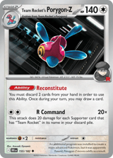 Team Rocket's Porygon-Z Uncommon Destined Rivals