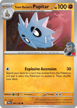 Team Rocket's Pupitar Common Destined Rivals