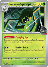Team Rocket's Spidops Rare Destined Rivals
