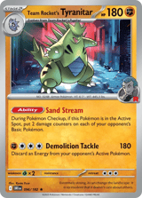 Team Rocket's Tyranitar Rare Destined Rivals