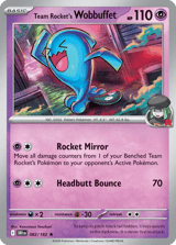 Team Rocket's Wobbuffet Rare Destined Rivals