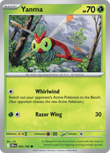 Yanma Destined Rivals Pokemon card