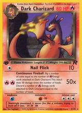 Dark Charizard Rare Team Rocket