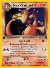 Dark Charizard Rare Holo Team Rocket