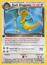 Dark Dragonite Rare Team Rocket