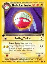 Dark Electrode Uncommon Team Rocket