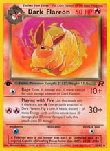 Dark Flareon Uncommon Team Rocket