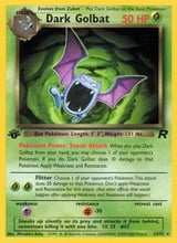 Dark Golbat Rare Team Rocket