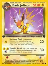 Dark Jolteon Uncommon Team Rocket