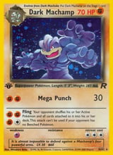 Dark Machamp Rare Holo Team Rocket