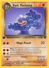 Dark Machamp Rare Team Rocket