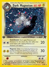 Dark Magneton Rare Holo Team Rocket