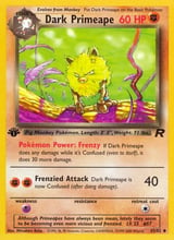Dark Primeape Uncommon Team Rocket